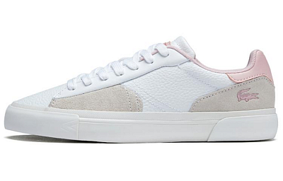 LACOSTE Low Top Skateboard Shoes Women's White