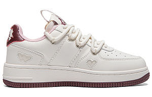 Kappa Leisure Collection Anti Slip Wear Resistant Low Top Skateboard Shoes Women's White Pink 1 2534355