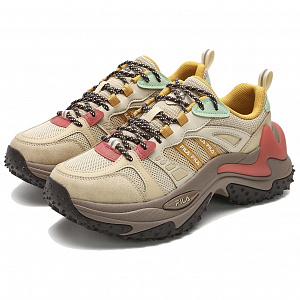 FILA SOFIA 3 Moisture-Wicking Height Increasing Low-Top Casual Shoes Women's Yellow Rice 1 2534369