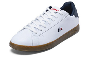 LACOSTE Low-Top Skateboard Shoes Men's White 1 2534412