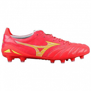 Mizuno Morelia Neo FG Rubber Long Studs Cushioning Anti-Slip And Wear-Resistant Soccer Shoes Men's Red Yellow 1 2534480
