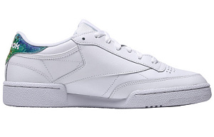 Reebok Club C Series Rainbow Low Top Skateboard Shoes Unisex White 1 2535606