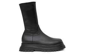Burberry Leather Boots Black Women's 1 2535770