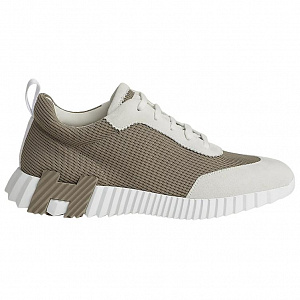 HERMES Bouncing Low Top Sports Casual Shoes Men's Elephant Gray 1 2536264