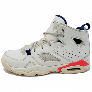 Air Jordan Flight Club 91 'Sail Pink Blue' Gs