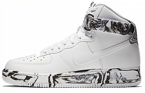 Nike Air Force 1 High Dip Dye White Black