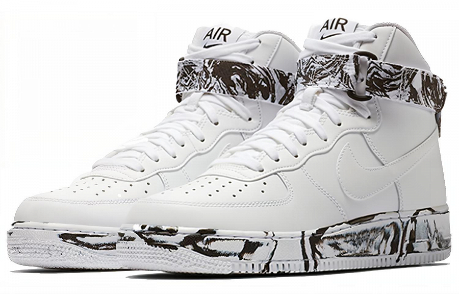 Nike Air Force 1 High Dip Dye White Black купить в интернет-магазине Yoocart с быстрой доставкой по России.