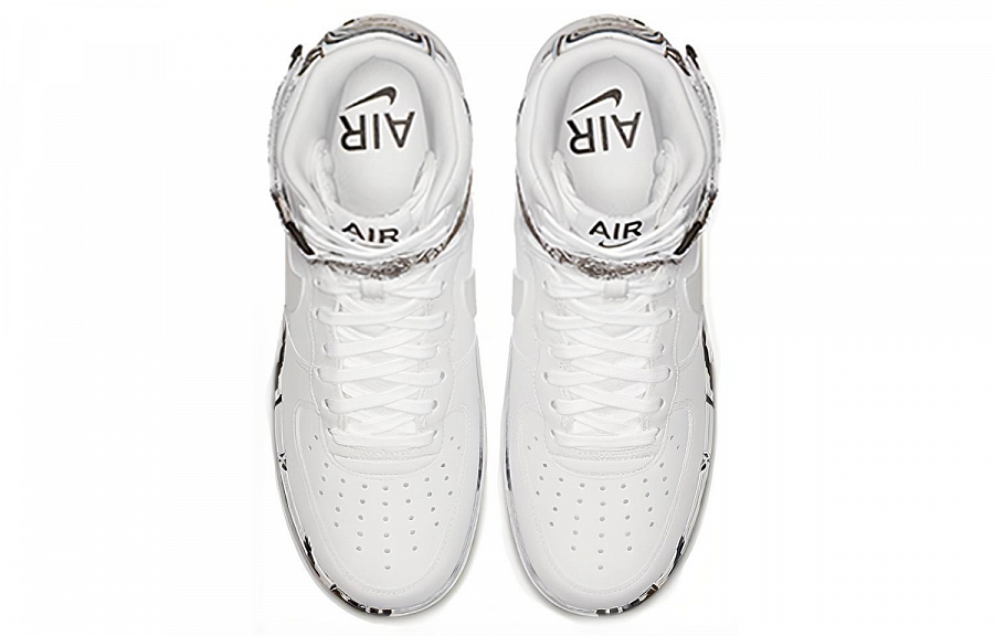 Nike Air Force 1 High Dip Dye White Black купить в интернет-магазине Yoocart с быстрой доставкой по России.