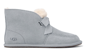 UGG Kallen Lace Lacing Mid Tops Fleece Lined Gray Women's 1 2537651