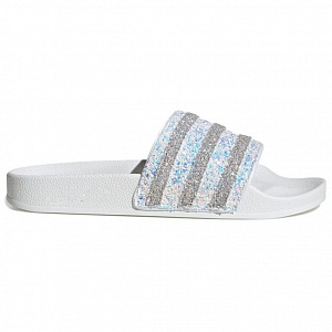 Adidas Originals ADILETTE Series Composite Sole Crystal Slip Resistant Slide Slippers Women's White 1 2537949
