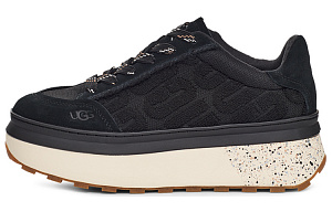 UGG Marin Lace Logo Sneaker 'Black' Women's