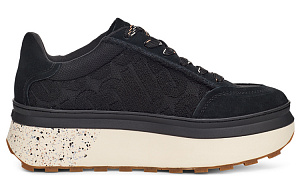 UGG Marin Lace Logo Sneaker 'Black' Women's 1 2538333