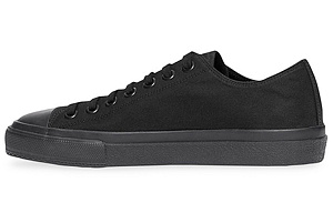 Burberry Vintage Low Top Canvas Shoes Women's Black
