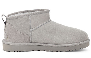 UGG Classic Ultra Mini Chopd 'Light Grey' Women's 1 2539340