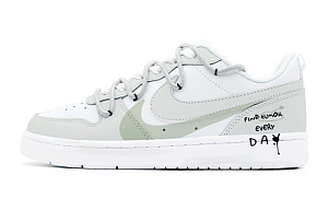 Nike Court Borough Low Top Skateboard Shoes Women's White Green 1 2541378