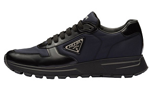 PRADA Prax Re-Nylon Sneaker Black Blue