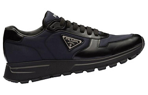 PRADA Prax Re-Nylon Sneaker Black Blue 1 2541467