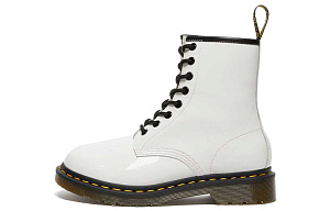 Dr. Martens Dr.Martens 1460 Patent Leather Lace Up Boots 'White' Women's