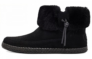 UGG Elowen Fleece Lined Snow Boots Black Women's