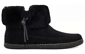 UGG Elowen Fleece Lined Snow Boots Black Women's 1 2542274