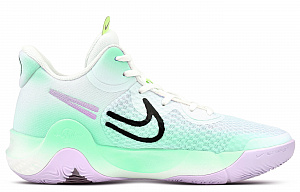 Nike KD Trey 5 IX Cushioning Anti-Slip And Wear-Resistant Mid-Top Zoom Vintage Basketball Shoes Men's Green White 1 2543062