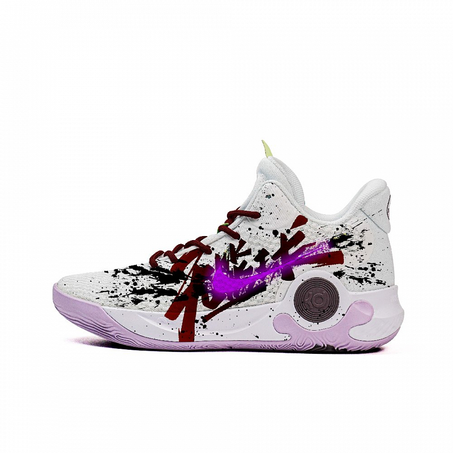 Nike KD Trey 5 IX Cushioned Slip-Resistant Coverage Mid-Top Vintage Basketball Shoes Unisex Black White купить в интернет-магазине Yoocart с быстрой доставкой по России.