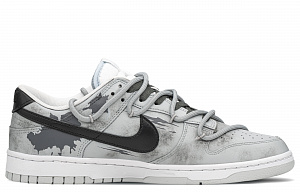 Nike Dunk Low Top Skateboard Shoes Men's Blue Gray White 1 2545539