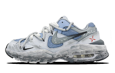 Nike Air Max Fusion Cushioned Slip Resistant Abrasion Resistant Low Top Casual Shoes Women's Gray