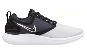 Nike Lunarsolo Durable Breathable Low-Top Running Shoes Unisex Black White 1 2546230