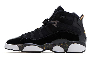 Air Jordan 6 Rings 'Black Metallic Gold' Gs