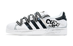 Adidas Originals SUPERSTAR Anti-Slip Wear-Resistant Low-Top Skateboard Shoes Unisex Gray White 1 2547508