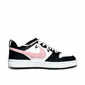 Nike Court Borough Low Hello Little Cat Anti-Slip And Wear-Resistant Lightweight Low-Top Skateboard Shoes GS Black Pink 1 2547705
