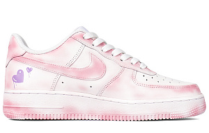 Nike Air Force 1 Low '07 Low-Top Skateboard Shoes Men's Pink White 1 2547869