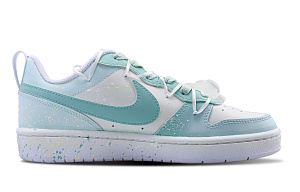 Nike Court Borough Camellia Mint Deconstructed Cute Versatile Low-Top Skateboard Shoes Women's Mint Green 1 2548704