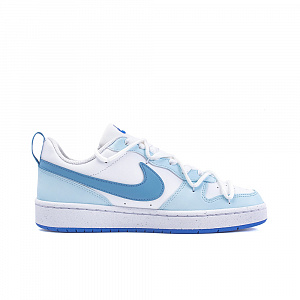 Nike Court Borough Low Hokkaido Love Letter Amber Anti Slip Wear Resistant Low Top Skateboard Shoes GS Blue 1 2548710