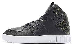Adidas Originals Tubular Invader 2.0 Skateboard Shoes Women's Mid-Top Black White