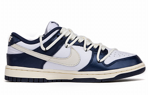 Nike Dunk Low-Top Skateboard Shoes Women's Marine Blue 1 2549246