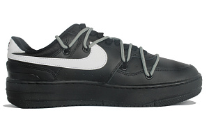 Nike Gamma Force Anti-Slip Wear-Resistant Low-Top Skateboard Shoes Women's Black White 1 2549368