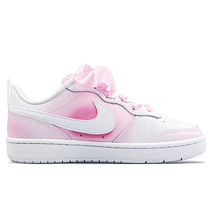 Nike Court Borough Slip-Resistant Cushioning Wear-Resistant Low-Top Skateboard Shoes GS White 1 2550434