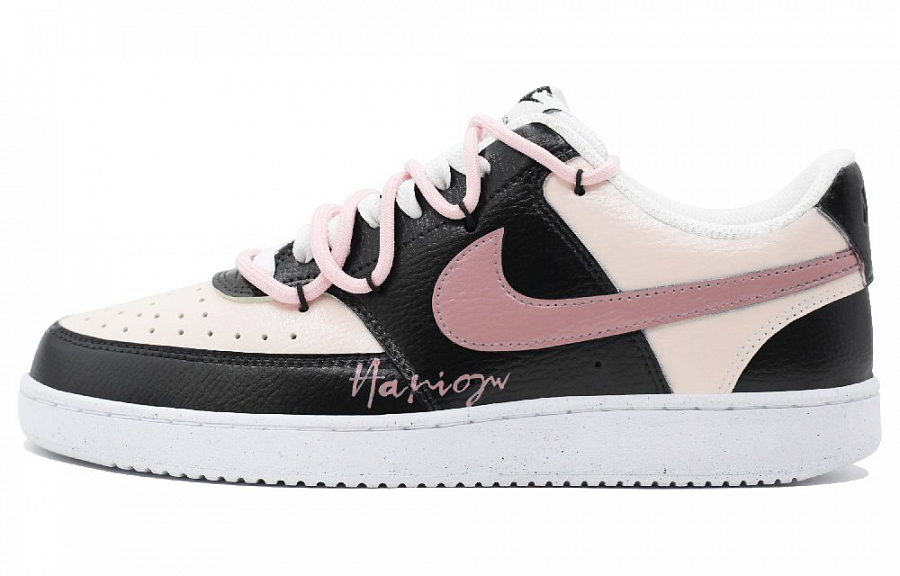 Nike Court Vision Low Moldy Black Pink Anti-Slip Wear-Resistant Low-Top Skateboard Shoes Men's Black Pink купить в интернет-магазине Yoocart с быстрой доставкой по России.