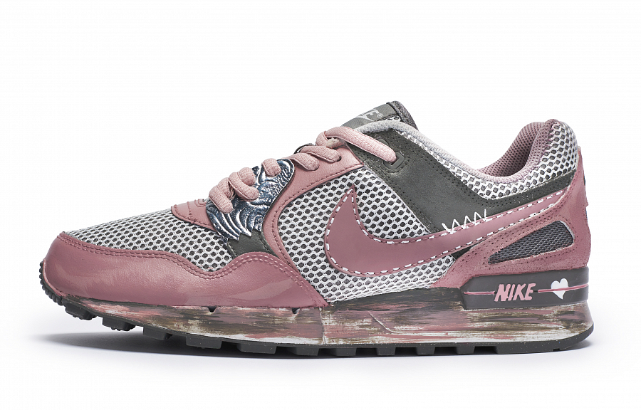 Nike Air Pegasus 89 Low-Top Casual Running Shoes Men's Gray Pink купить в интернет-магазине Yoocart с быстрой доставкой по России.