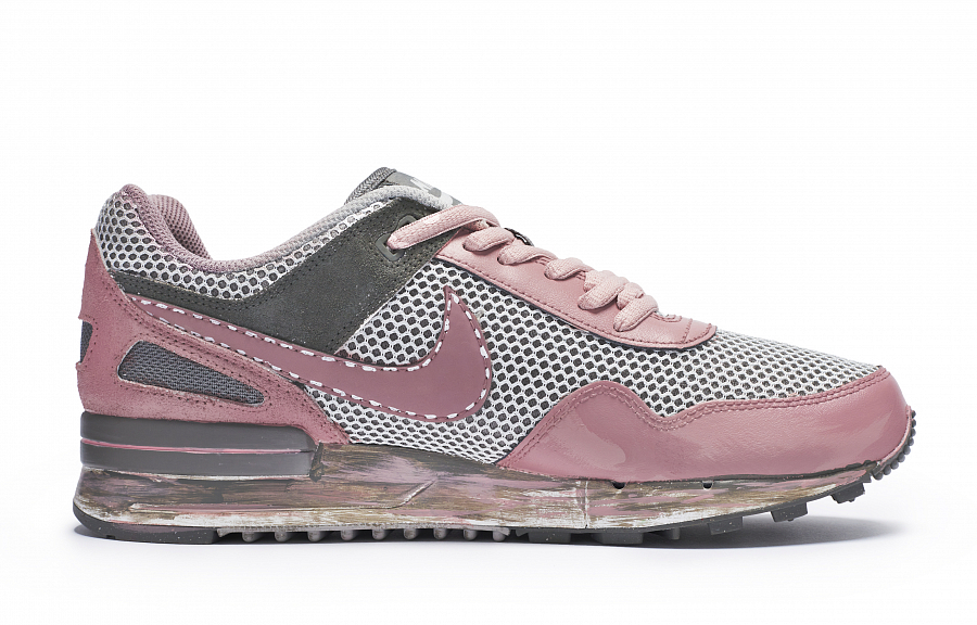 Nike Air Pegasus 89 Low-Top Casual Running Shoes Men's Gray Pink купить в интернет-магазине Yoocart с быстрой доставкой по России.