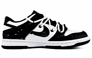 Nike Dunk LOW SuiXin Butterfly Intent Deconstruction Anti Slip Wear Resistant Low Top Skateboard Shoes GS Black White 1 2551794