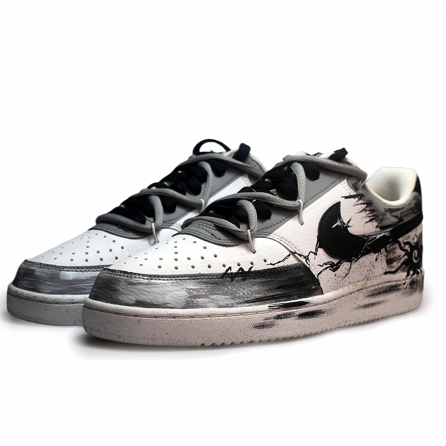 Nike Court Vision 1 Skateboard Shoes Men Low-Top Gray купить в интернет-магазине Yoocart с быстрой доставкой по России.