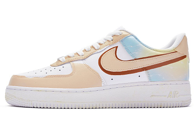 Nike Air Force 1 Low 811 Manufacturing Low Top Skateboard Shoes Men's White Brown