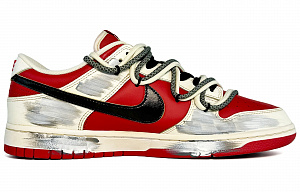 Nike Dunk Low-Top Skateboard Shoes Men's Red 1 2552412