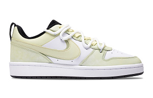 Nike Court Borough Low 2 Matcha Girlish Anti-Slip Wear-Resistant Low-Top Skateboard Shoes GS White Green 1 2552506