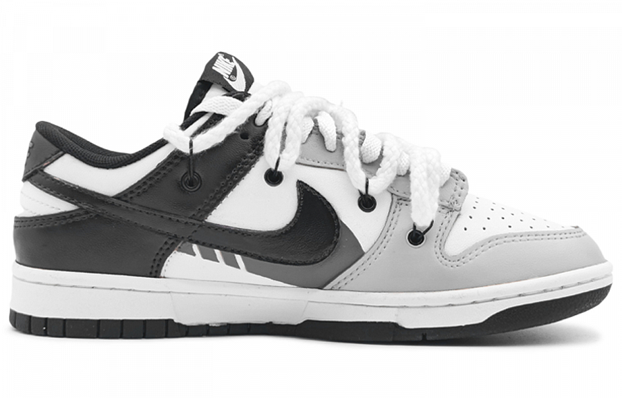 Nike Dunk Low 'Black' Panda Low-Top Skateboard Shoes GS Silver Gray купить в интернет-магазине Yoocart с быстрой доставкой по России.