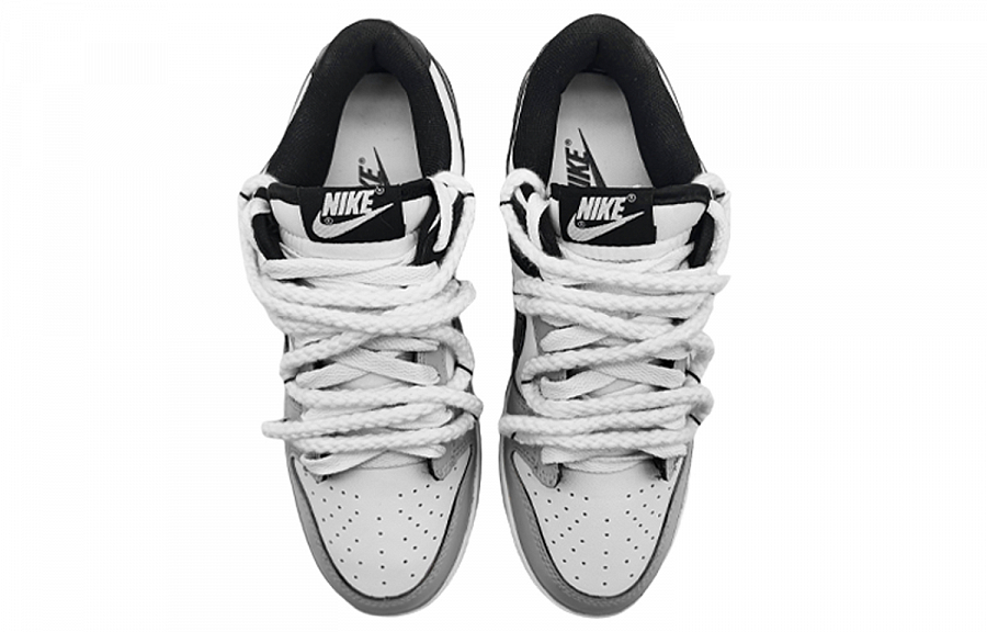 Nike Dunk Low 'Black' Panda Low-Top Skateboard Shoes GS Silver Gray купить в интернет-магазине Yoocart с быстрой доставкой по России.