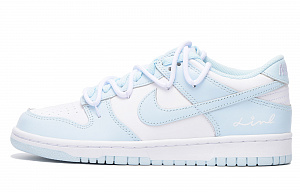 Nike Dunk Chestnut Slip-Resistant Coverage Low-Top Skateboard Shoes GS Blue White 1 2553879